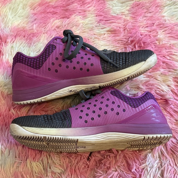 Reebok Violet and Charcoal Athletic Sneakers - Picture 6 of 8